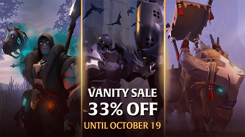 Tracker, Reaver and Mistbison vanity artwork from the October promotion